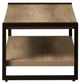 Liberty Furniture Sun Valley Sandstone Cocktail Table with Black Metal Frames-2