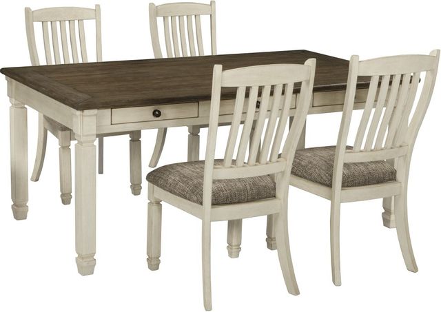 Signature Design by Ashley® Bolanburg 5-Piece Two-Tone Dining Table Set