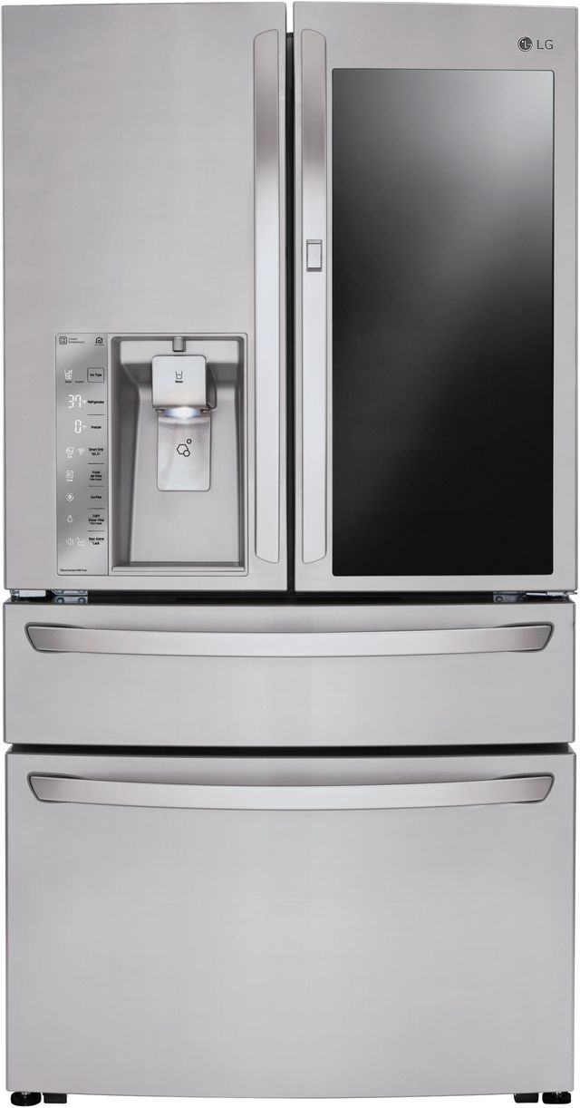 Lg 22 5 Cu Ft Stainless Steel Counter Depth French Door