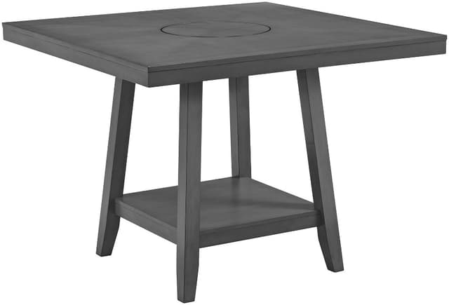 Elements International Seneca 6-Piece Grey Counter Height Dining Set-1