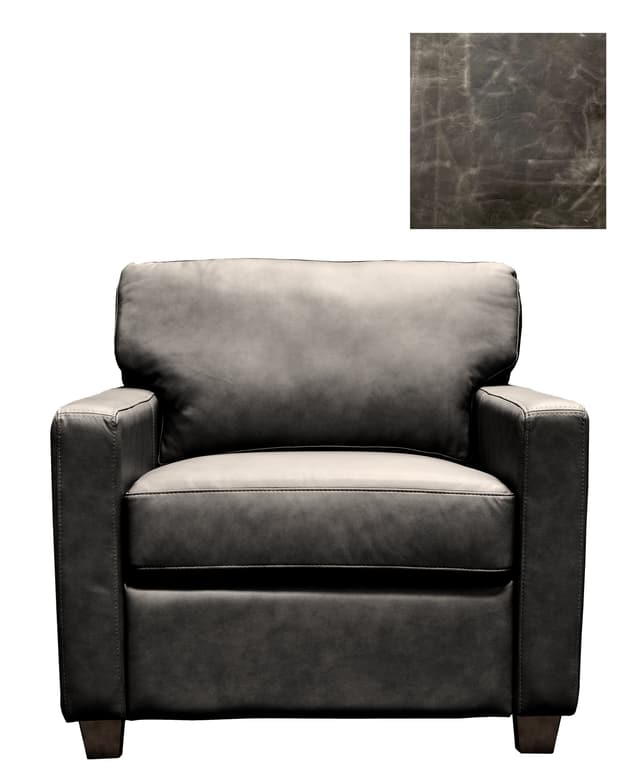 Omnia Leather Club Steel Chair-0