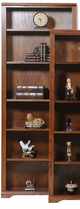 American Heartland Manufacturing Oak 84" Open Bookcase-0