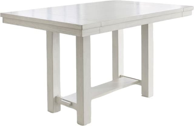Signature Design by Ashley® Robbinsdale 6-Piece Antique White Counter Height Dining Table Set-1