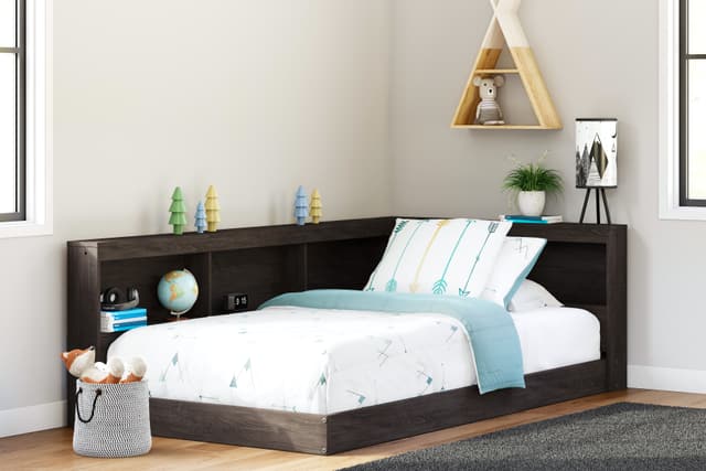Signature Design by Ashley®  Piperton Twin Bookcase Storage Bed-0