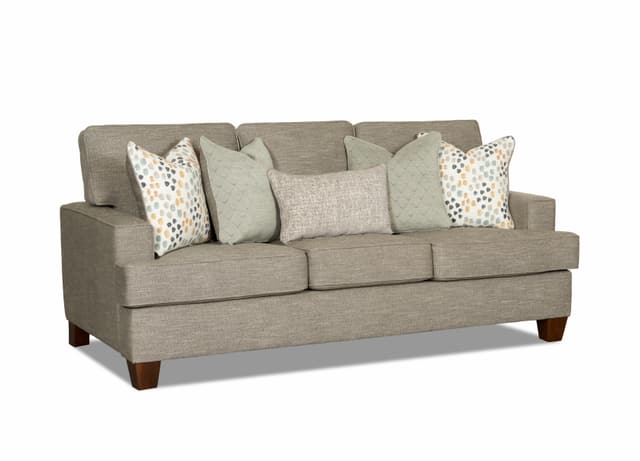 Wood House Upholstery Olathe Slate Bayside Sofa-1