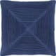 Surya Akira Navy 22"x22" Pillow Shell with Down Insert-0