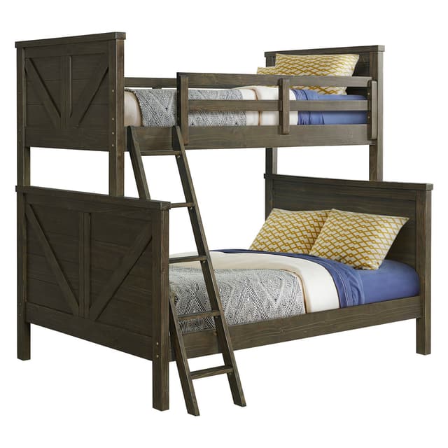 Intercon Tahoe Youth River Rock Twin over Full Bunk Bed-0