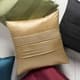 Surya Solid Pleated Black 22"x22" Pillow Shell with Polyester Insert-4