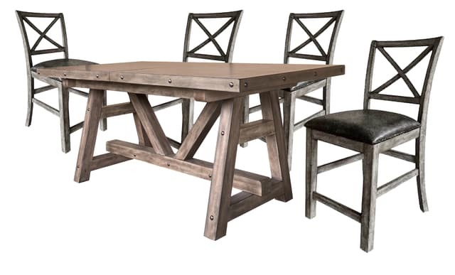 Parker House® Lodge 7 Piece Counter Height Dining Set-0