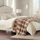 Olliix by Madison Park Zuri 1 Tan Faux Fur Oversized Bed Throw-1