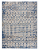 Olliix by Madison Park Hannah Blue/Cream 5x7' Moroccan Area Rug-0
