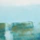 Olliix by Madison Park Signature Blue Morning Fields Green Hand Embellished Framed Canvas-2
