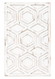Olliix by INK+IVY Ralston White Wooden Wall Art with Pattern-1
