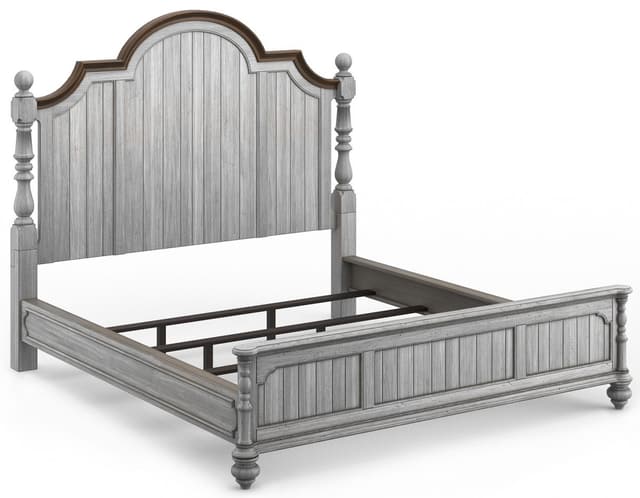 Flexsteel® Plymouth 3pc Queen Poster Bedroom Set P41382982-W1047-90Q+860+80-1