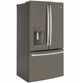 GE® 36" 22.1 Cu. Ft. Fingerprint Resistant Slate Counter Depth French Door Refrigerator-3