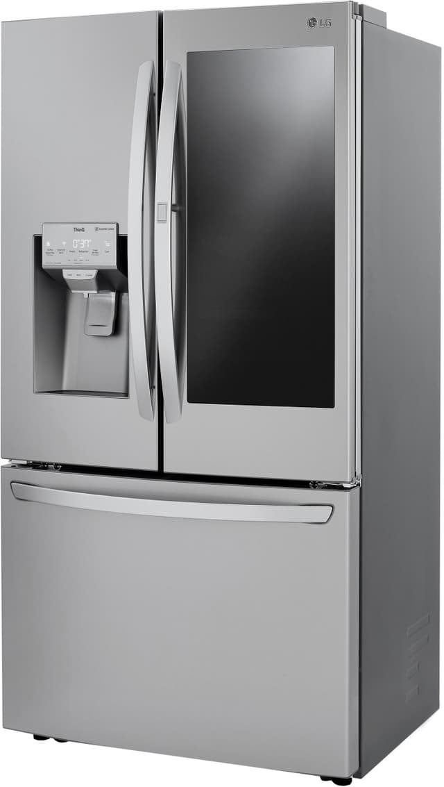 LG 23.5 Cu. Ft. PrintProof™ Stainless Steel Counter Depth French Door Refrigerator-4