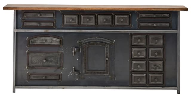 Jaipur Furniture Industrial Stelzer Counter Bar-0