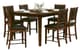 Homelegance® Verona Amber/Dark Brown Counter Chair-3