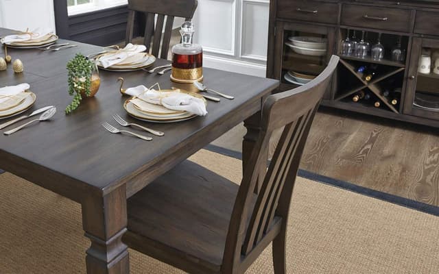 A-America® Kingston Dusty Black Dining Table-4
