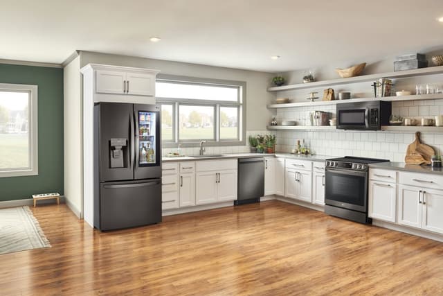 LG 1.8 Cu. Ft. Black Stainless Steel Over The Range Microwave-1