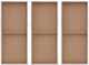 Olliix by Madison Park Grey Luminous 3 Piece Grey Hand Painted Heavy Textured Glitz Canvas Set-3