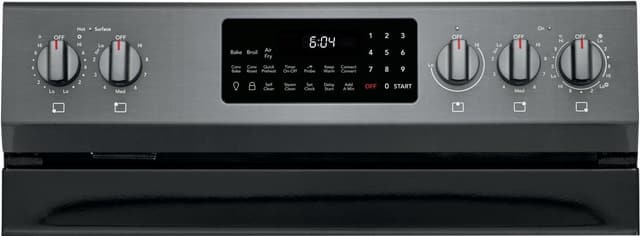 Frigidaire Gallery® 30" Black Stainless Steel Free Standing Electric Range with Air Fry-4