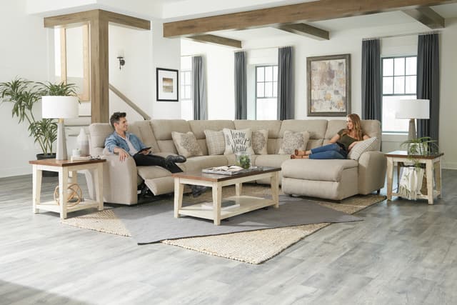 Catnapper® McPhearson 6 Piece Lay Flat Reclining Sectional-0