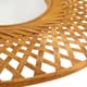 Olliix by Madison Park Reed Natural Round Bamboo Wall Decoration Mirror-2