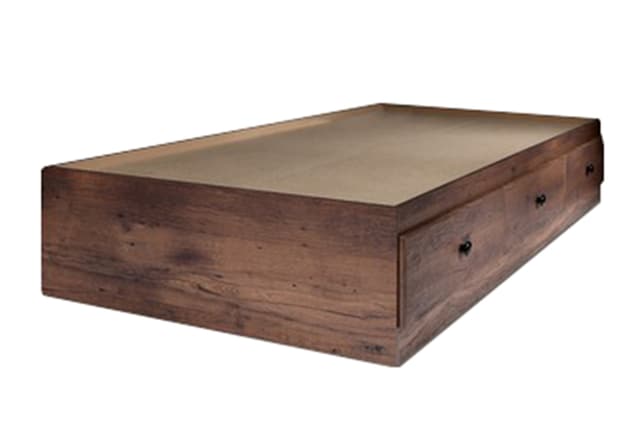 Perdue Woodworks Aspen Oak Twin Storage Mates Bed-1