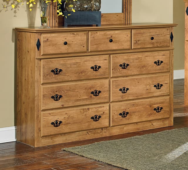 Perdue Woodworks Savannah Plantation 9 Drawer Dresser-1