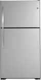 GE® 33" 21.9 Cu. Ft. Stainless Steel Top Freezer Refrigerator-0