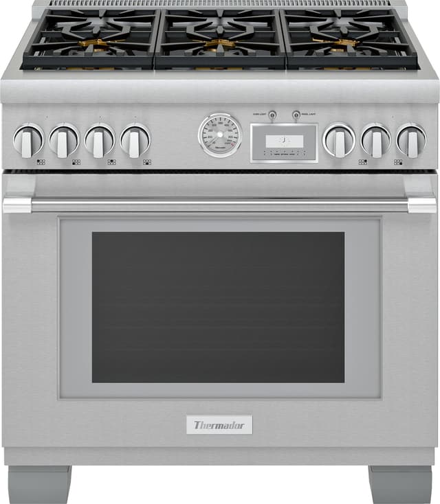 Thermador® Pro Grand® 36" Stainless Steel Pro Style Dual Fuel Range-0