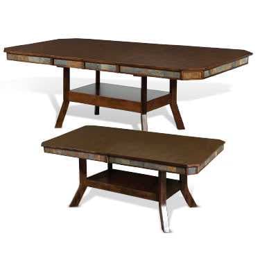 Sunny Designs Santa Fe 5 Piece Adjustable Height Dining Table and Chairs Set-1