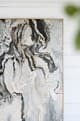 A & B Home 2-Piece Black/White Marbled Print Wall Art Set-2