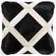 Surya Lana Black 20"x20" Pillow Shell with Polyester Insert-0