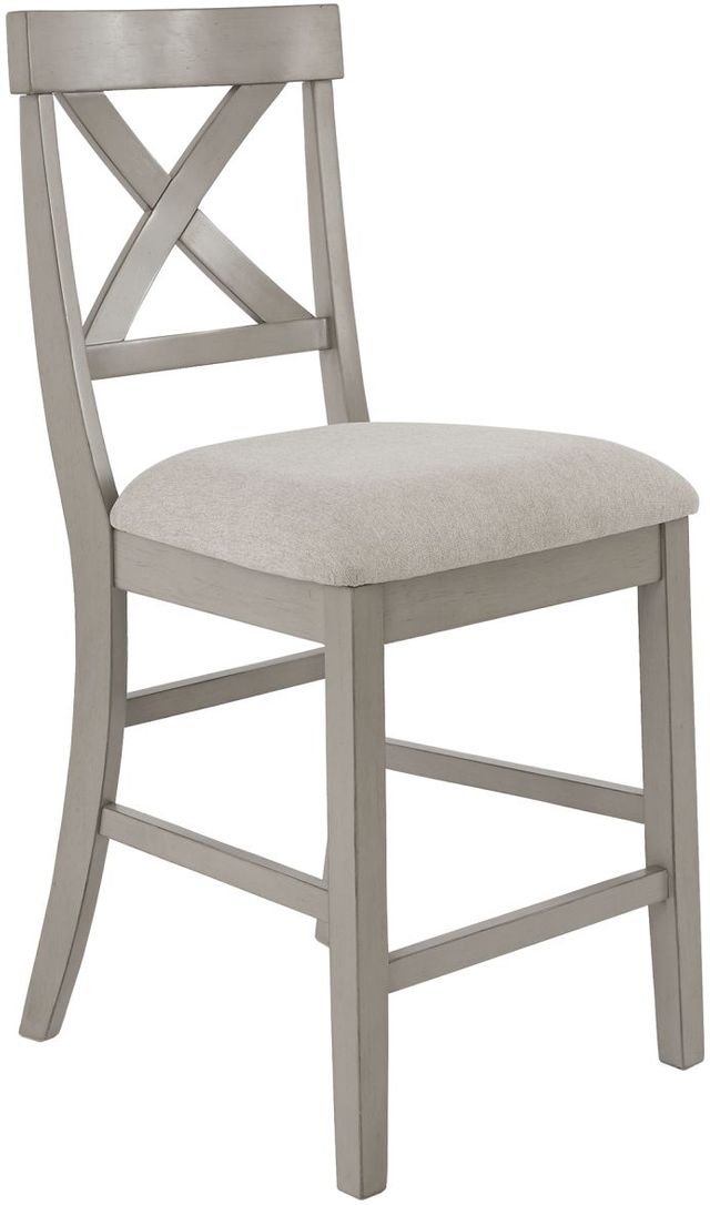 Signature Design By Ashley Parellen Gray Upholstered Barstool
