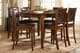Homelegance® Verona Amber/Dark Brown Counter Chair-4