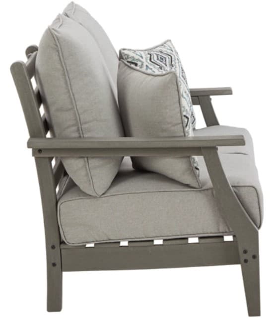 Signature Design by Ashley Signature Design by Ashley® Visola Gray Sofa & Loveseat with Cushion-1