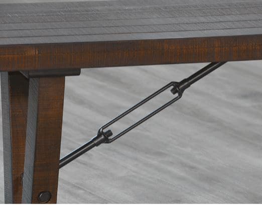 Sunny Designs™ Homestead Tabaco Leaf Extension Table with 4 Chairs-4
