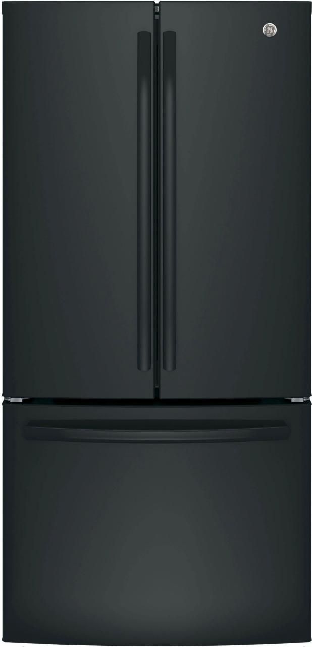 Ge 18 6 Cu Ft Counter Depth French Door Refrigerator Black