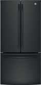 GE® 33" 18.6 Cu. Ft. Black Counter Depth French Door Refrigerator-0