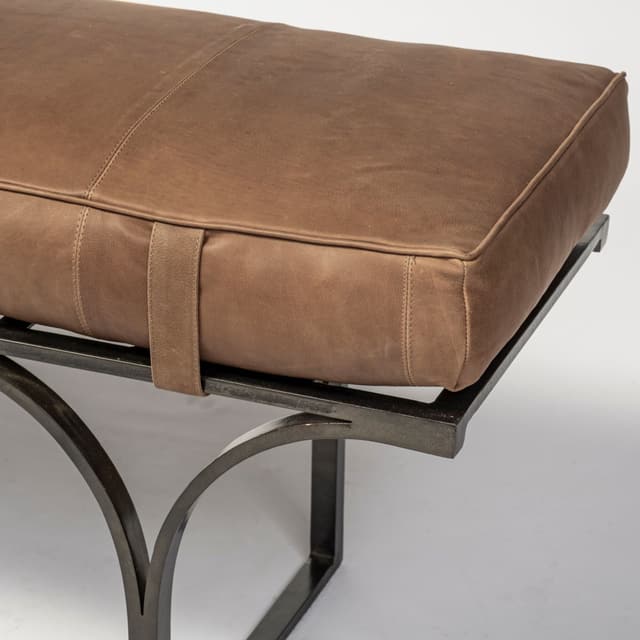 Mercana Jessie Leather Bench-3