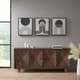 Olliix by Urban Habitat Cosmic Curl 3 Piece Set Black/Taupe Framed Canvas-4