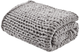 Olliix by Madison Park Chunky Double Knit Grey Throw-1