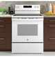GE® 400 Series 30" White Freestanding Electric Range-3