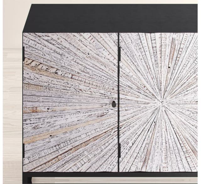 Jofran Inc. Astral Plains Grey Wash Accent Cabinet-2