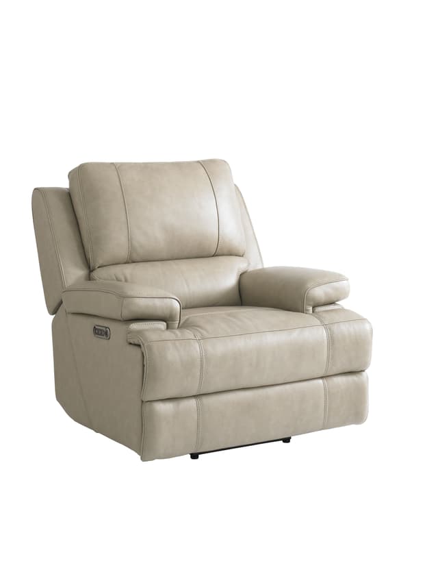 Bassett® Furniture Power Recliner with Power Lumbar-0