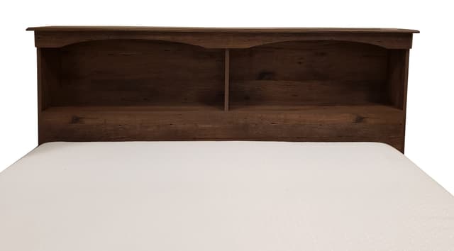 Perdue Woodworks Aspen Oak Queen or Full Bookcase Headboard-1