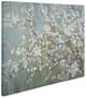A & B Home 4-Piece Blue/Brown/White Cherry Blossom Canvas Print Set-0