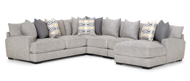 Franklin™ Barton Hannigan Fog 5-Piece Chaise Sectional-0